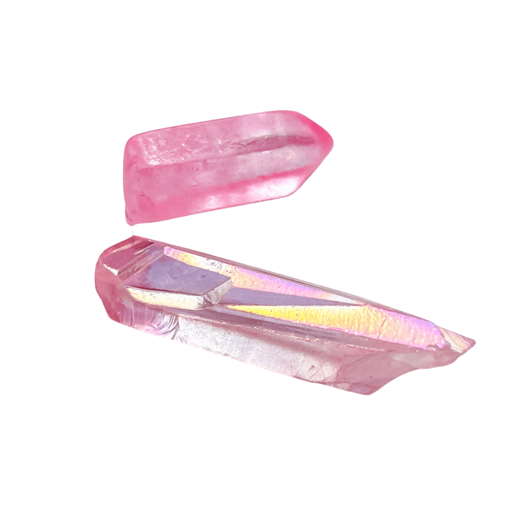Pink Aura Quartz Crystal | Rose Quartz | Love