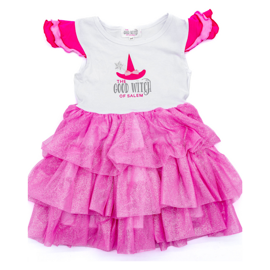Pink Toddler Glitter Tutu Dress | Good Witch of Salem