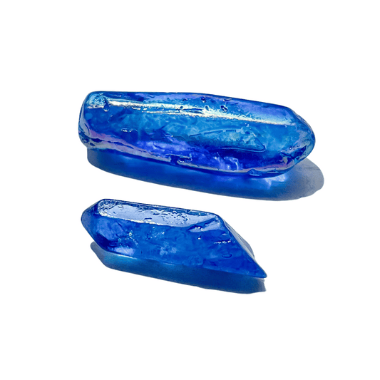Blue Aura Quartz Crystal | Sapphire | Calm