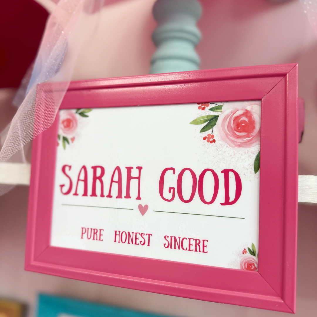 The “Sarah Good” Large Pink Witch Hat | Good Witch of Salem®
