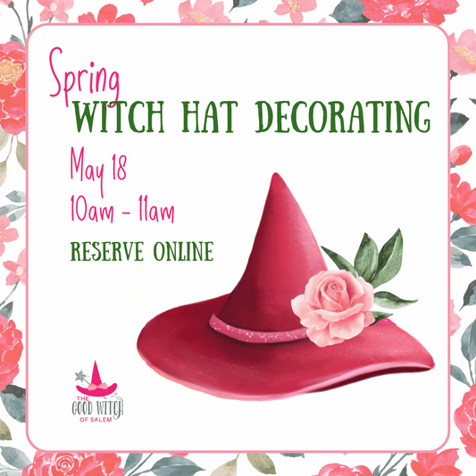 Spring Witch Hat Decorating (5/18)