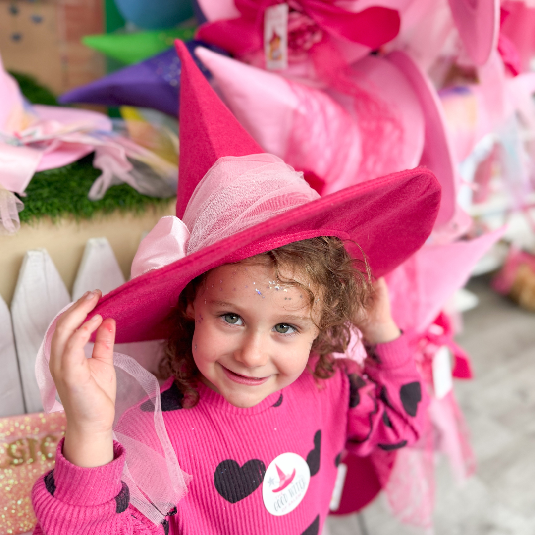 The “Official Good Witch of Salem®” Medium Pink Witch Hat