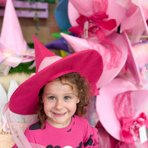 The “Official Good Witch of Salem®” Medium Pink Witch Hat