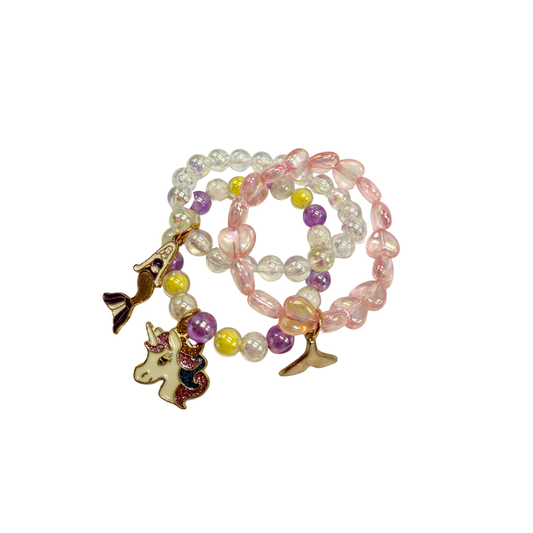 Pink Magic Bracelet Set of 3  | The Good Witch of Salem®