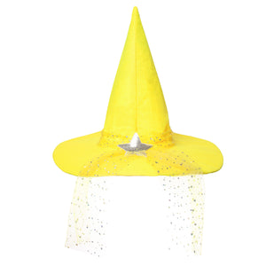 The “Topaz Joy” Large Yellow Witch Hat | The Good Witch of Salem