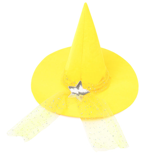 The “Topaz Joy” Large Yellow Witch Hat | The Good Witch of Salem