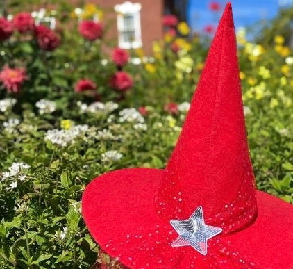 Red Witch Hat for Adults by The Good Witch of Salem