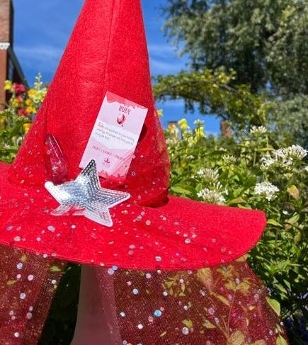 Red Witch Hat for Adults by The Good Witch of Salem