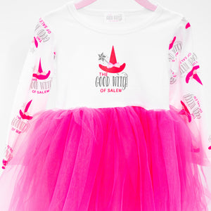 Good Witch Child Tutu Dress | Hot Pink Logo