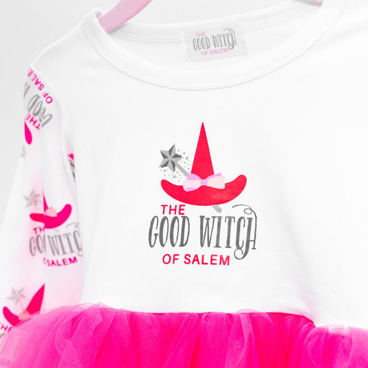 Good Witch Child Tutu Dress | Hot Pink Logo