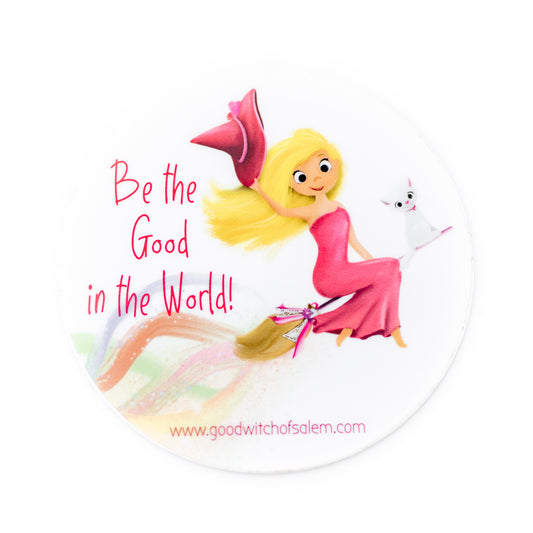 The Good Witch of Salem Vinyl Sticker | “Be the Good in the World”