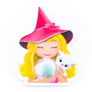 Good Witch Crystal Ball Sticker