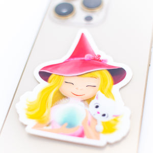 Good Witch Crystal Ball Sticker