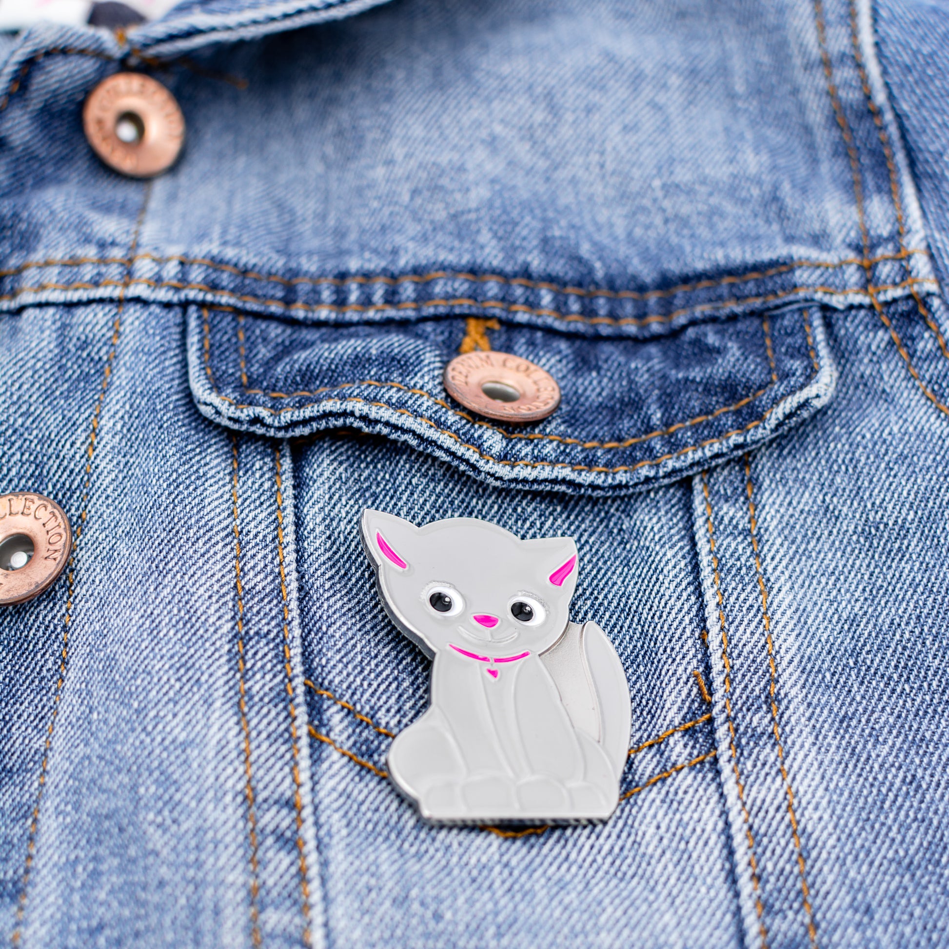 The Good Witch of Salem Enamel Pin | Aura Cat