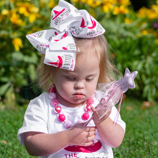 Pink Glitter Star Wand | The Good Witch of Salem®