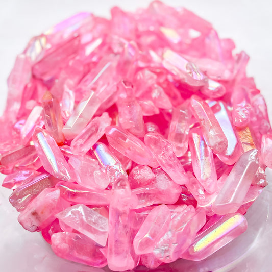 Pink Aura Crystal | Rose Quartz | Healing